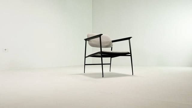 Ethnicraft DC Lounge Chair Light Grey
