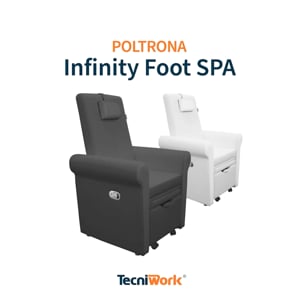 Grey pedicure chair Infinity Foot Spa