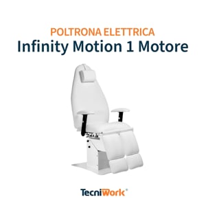 Tecniwork electric chair with 1 motor and accessories
