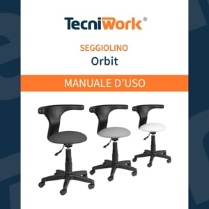 Orbit - Professional chair with swivel backrest