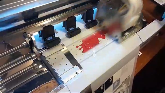 DTF Printer with CMYK/W Tanks and White Ink Circulation