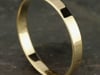 Flat Plain Wedding Band in 14K Yellow Gold, 3MM