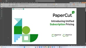 Print.Copy.Scan Webinar - PaperCut MF en Subscripción y Precios Unificados (ES)