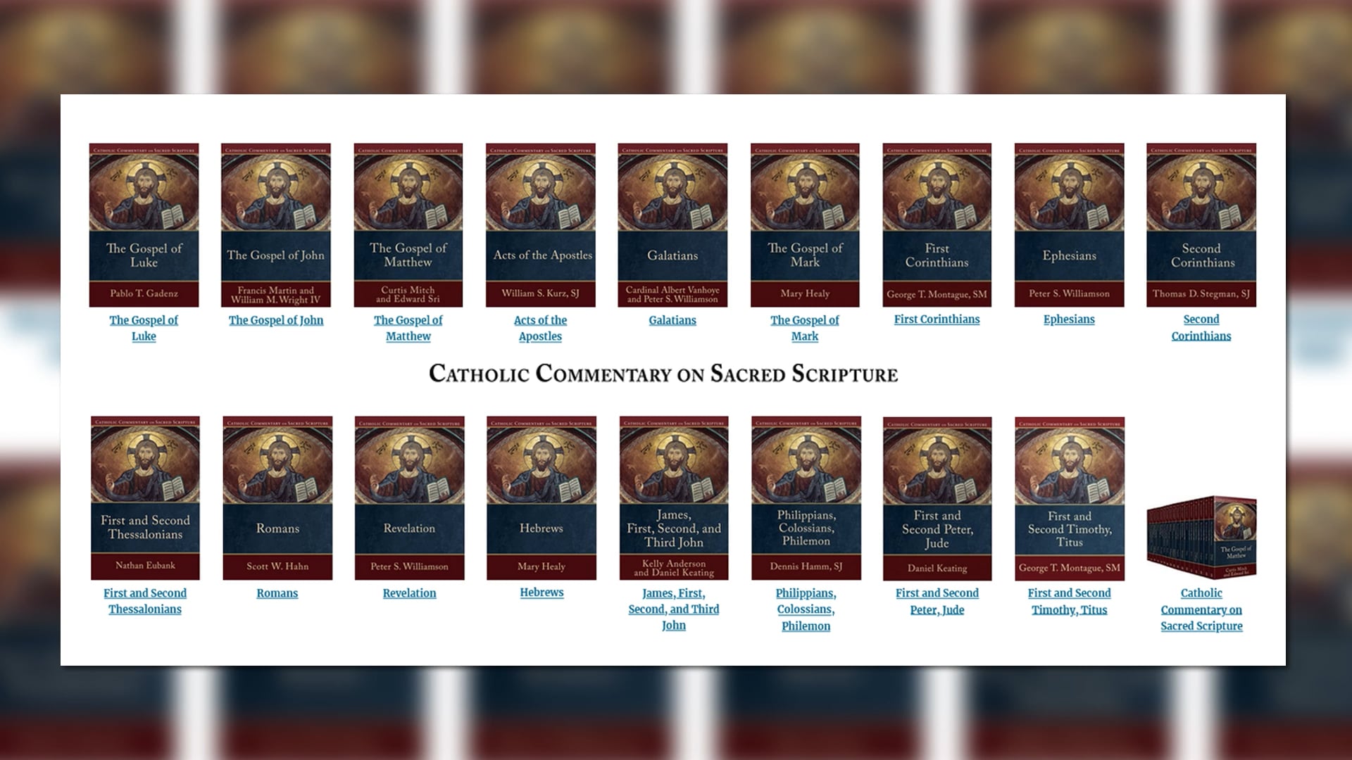 Encounter - Catholic Commentary on Sacred Scripture Series, Part 1