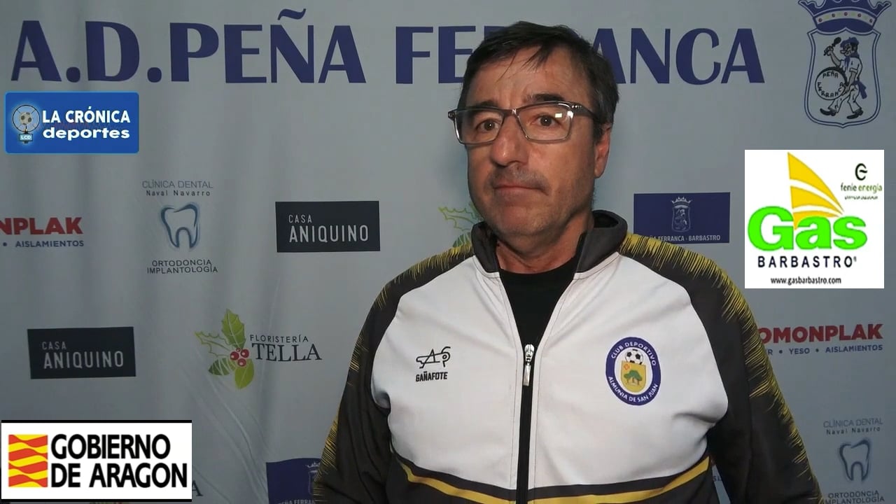 MANOLO CARRASCO (Entrenador Almunia) Peña Ferranca Tella 2-0 CD Almunia S.J. / Jor. 31 / Primera Regional Gr 2