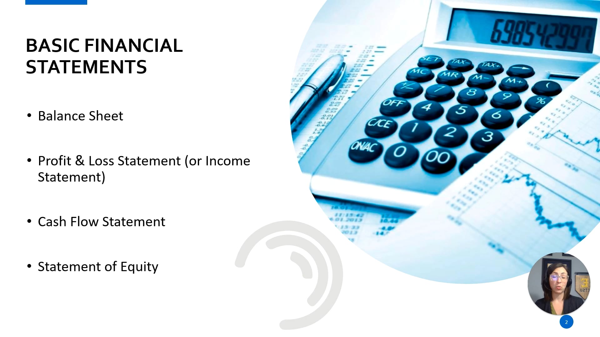 Advanced Tax Course Lesson 4 (1) - Financial Statement Basics | Videos ...