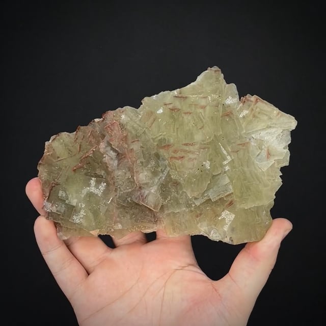 Fluorite with Hematite  (old classic find)