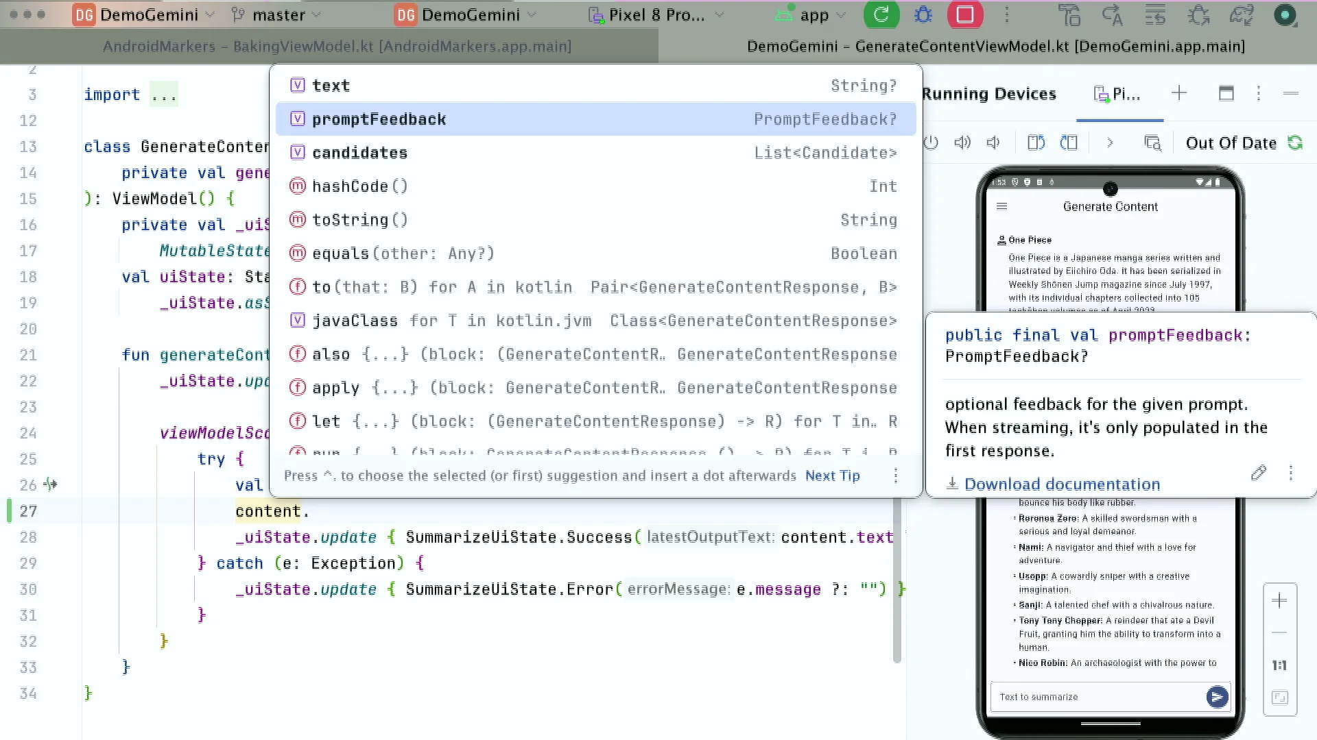 Let's test Gemini, Google's AI in an Android application! on Vimeo