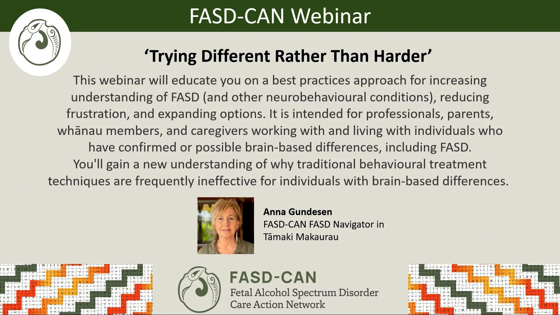 Webinar Trying differently rather than harder on Vimeo