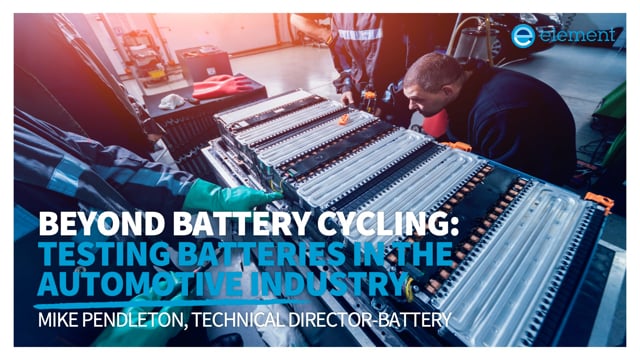 Beyond battery cycling basics – how to verify design, compliance, safety, and production with validation planning and analysis