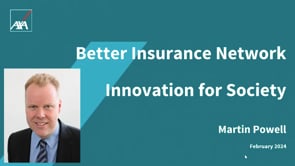 Martin Powell (AXA) - Insurance Innovation for Society