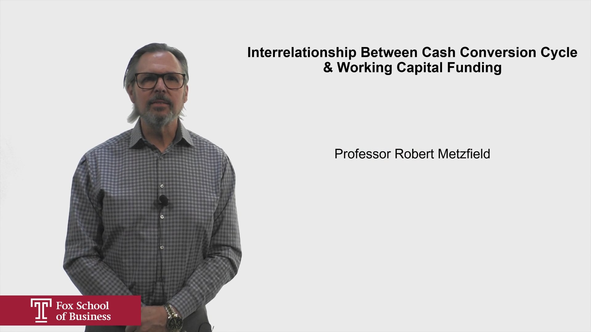 Interrelationship between Cash Conversion Cycle & Working Capital Funding