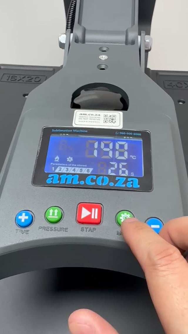 Switch Between Fahrenheit and Celsius for H-PRESS/4050 Heat Press Machine