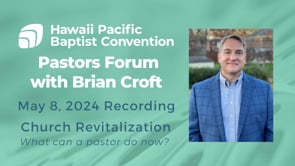 Pastors Forum with Brian Croft on Church Revitalization