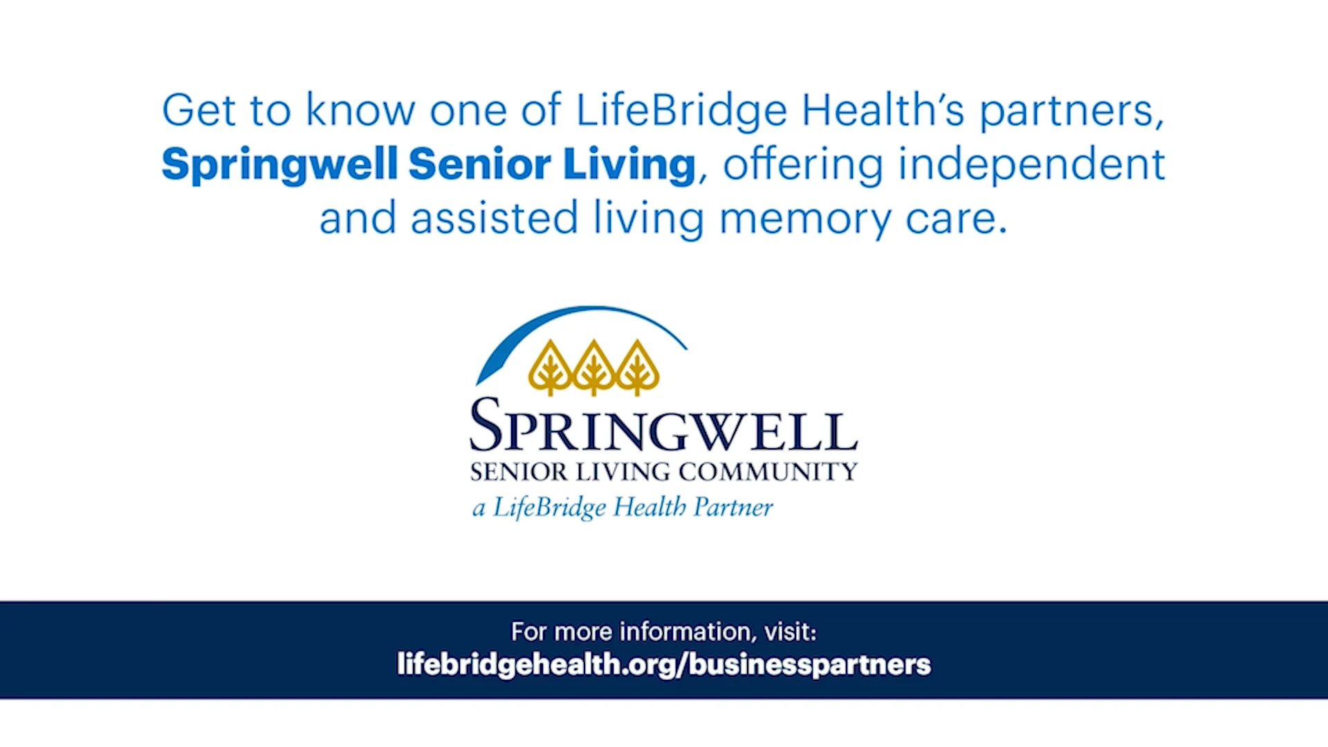 Springwell Senior Living on Vimeo