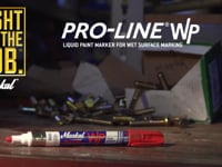 LA-CO® Pro-Line® Liquid Paint Marker for Wet Surface Marking in Black L96933 at Pollardwater