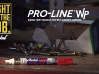 Markal® Pro-Line® Liquid Paint Marker for Wet Surface Marking in Black L96933 at Pollardwater