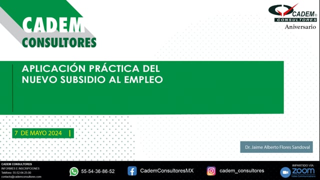 Aplicación práctica del nuevo subsidio al empleo