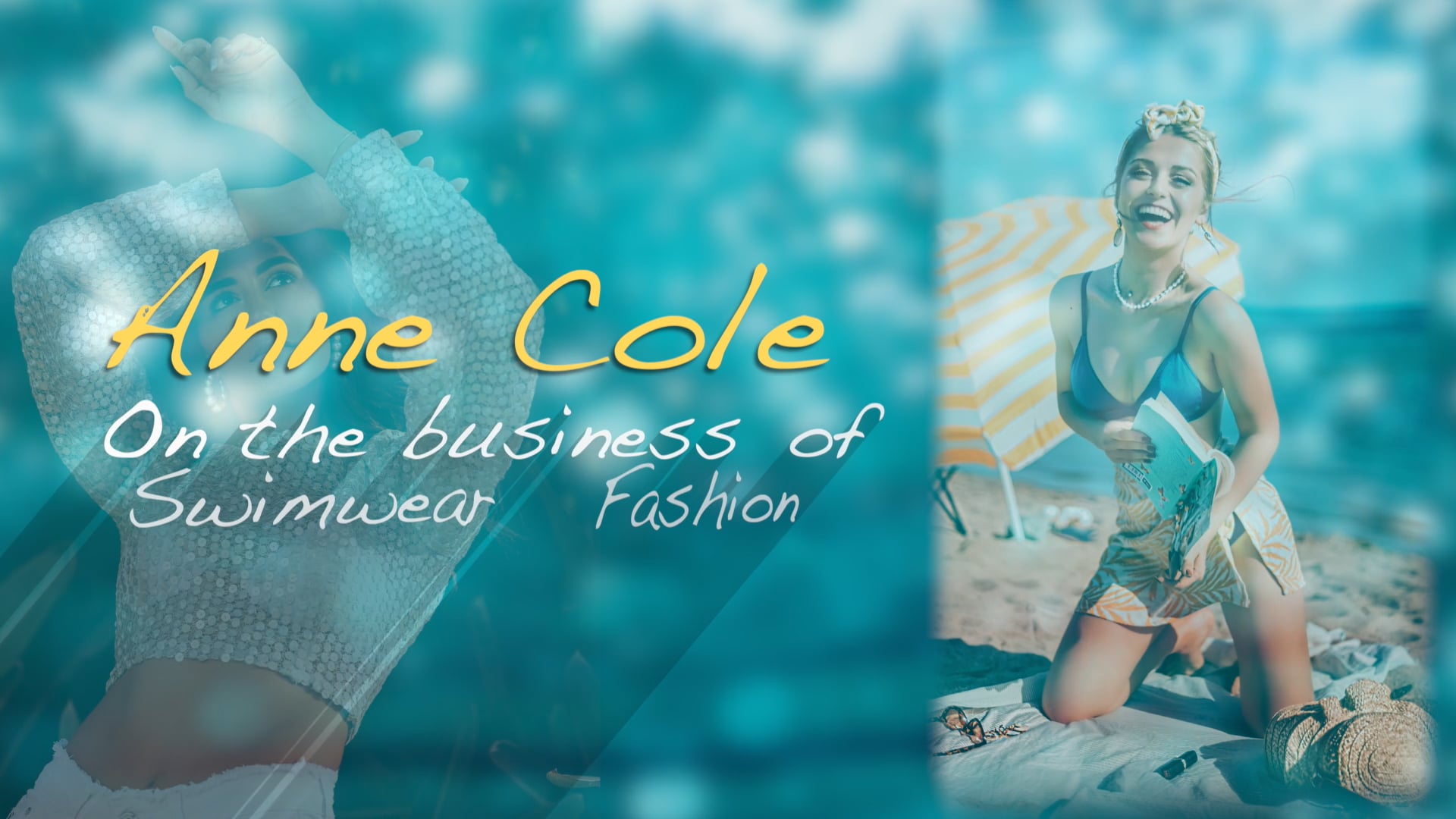 Anne Cole with Bob Mackie