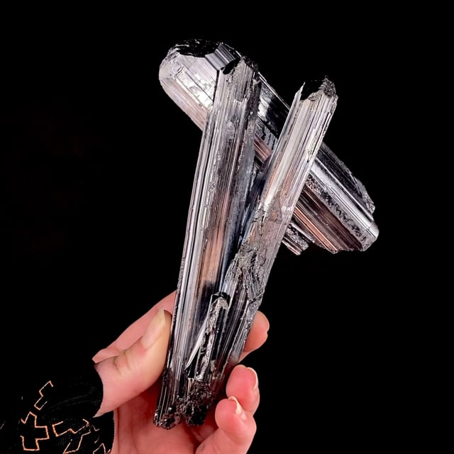 Stibnite (large crystal group)