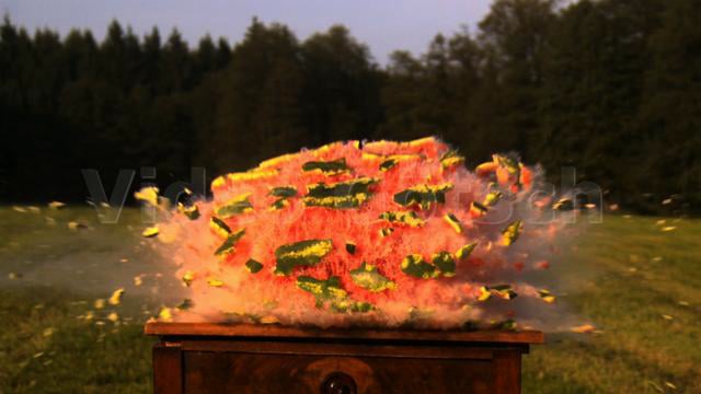 Slow motion - exploding watermelon - Wassermelone - 2000fps on Vimeo