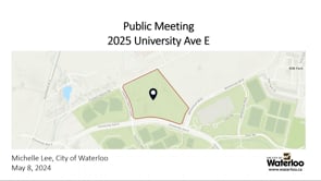 Public Meeting 2025 University Avenue East
