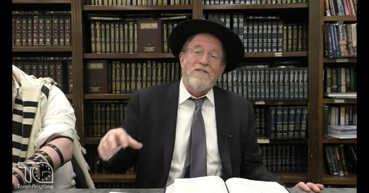 Kollel Ohr Shmuel Chumash Shiur With R’ Menashe Frankel Parshas Kedoshim