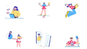 Animated Trading Mini Illustrations, a Person Illustration by Prosymbols (Thumbnail 11 of 11)