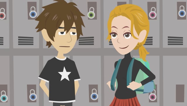 Conversation Practice - Welcoming  A New Student - Present Simple