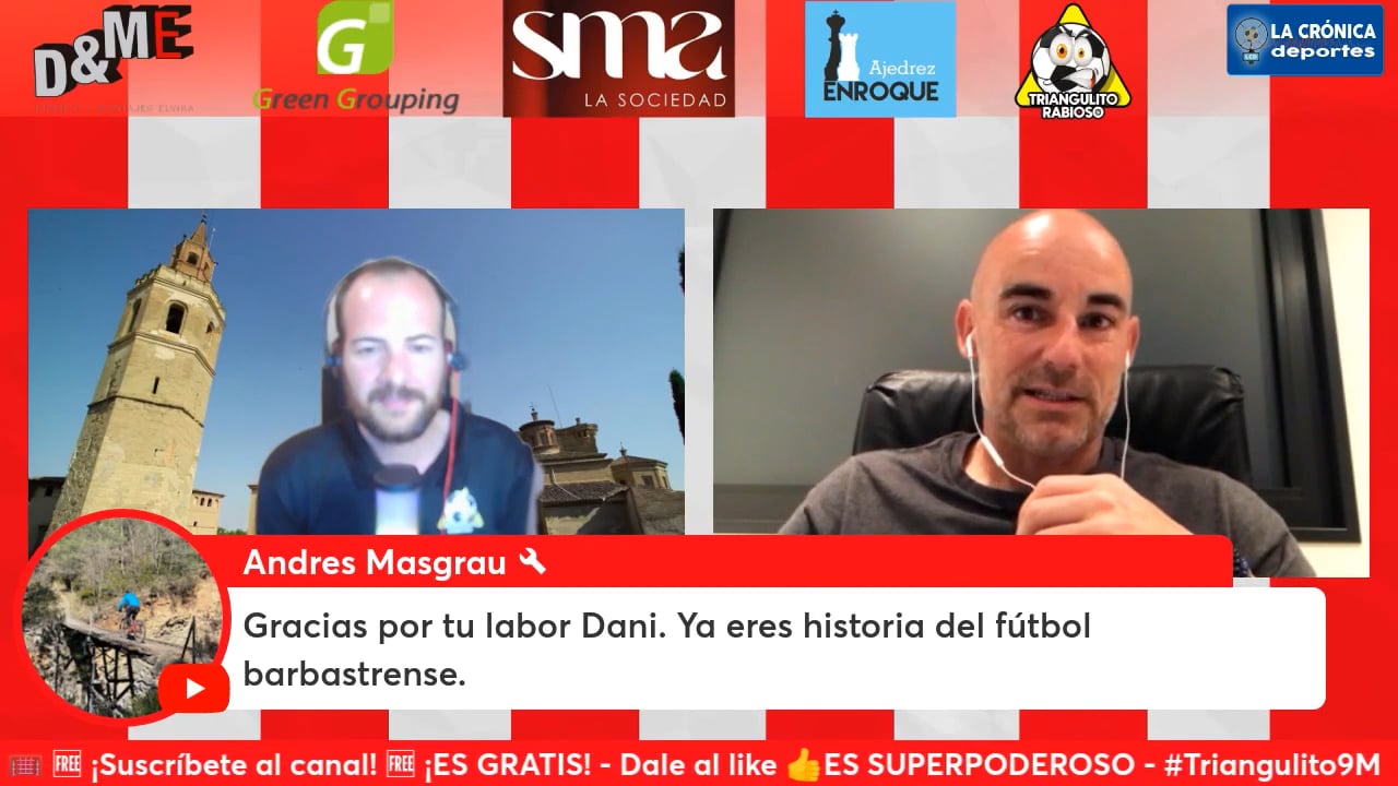 (Especial con Dani Martínez. Entrenador Barbastro) TERTULIA UD BARBASTRO