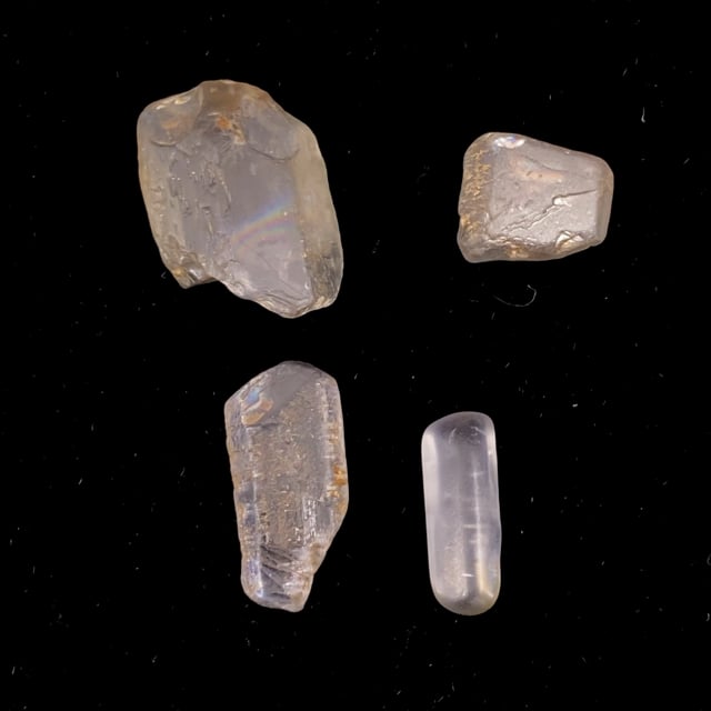 Sillimanite (4 GEM crystal set)