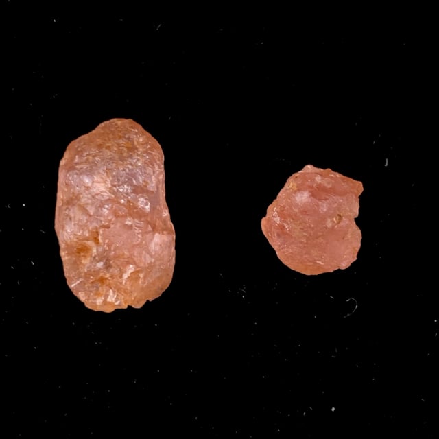 Meionite (Scapolite) (RARE pink color - 2 crystal set)