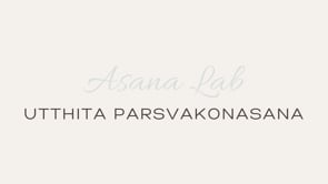 Asana Lab - Utthita Parsvakonasana