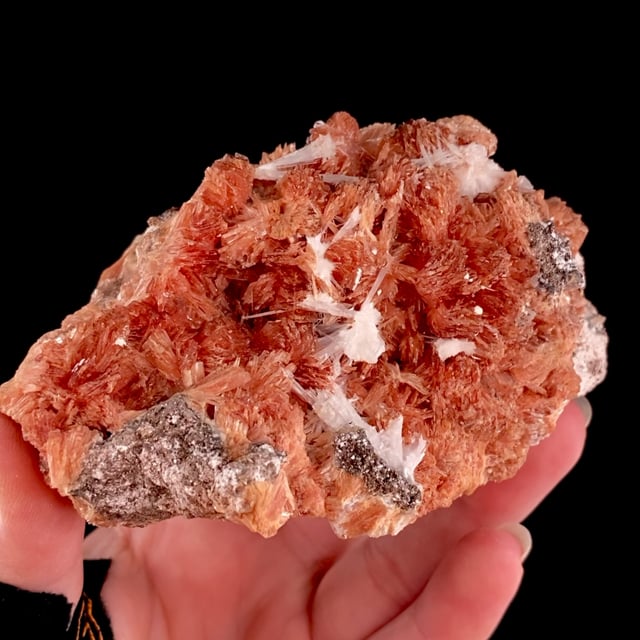 Inesite with Natrolite