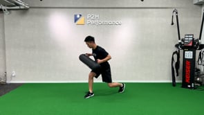 FWD Lunge w/Punch / Aqua Bag