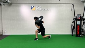 FWD Lunge w/Trunk Torque / Aqua Bag - Rear