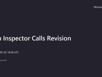 An Inspector Calls Revision