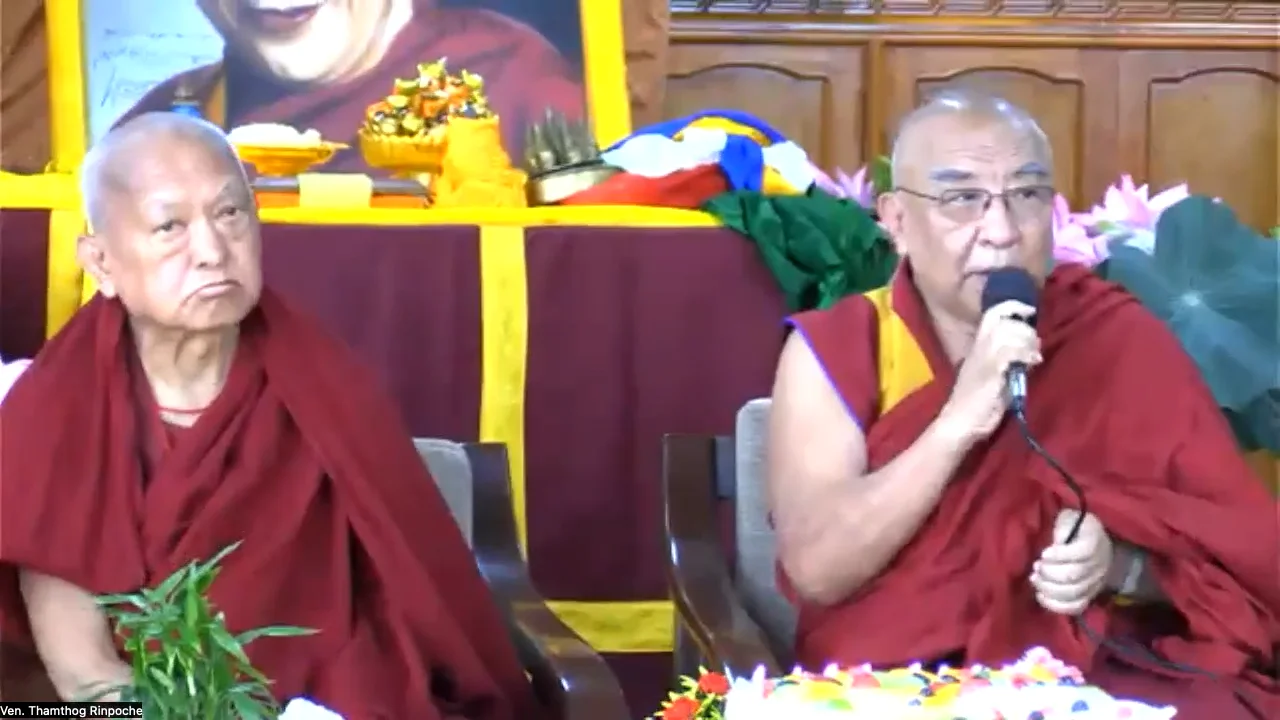 2023 03 10_Thamthog Rinpoche's birthday_Tibetan language on Vimeo