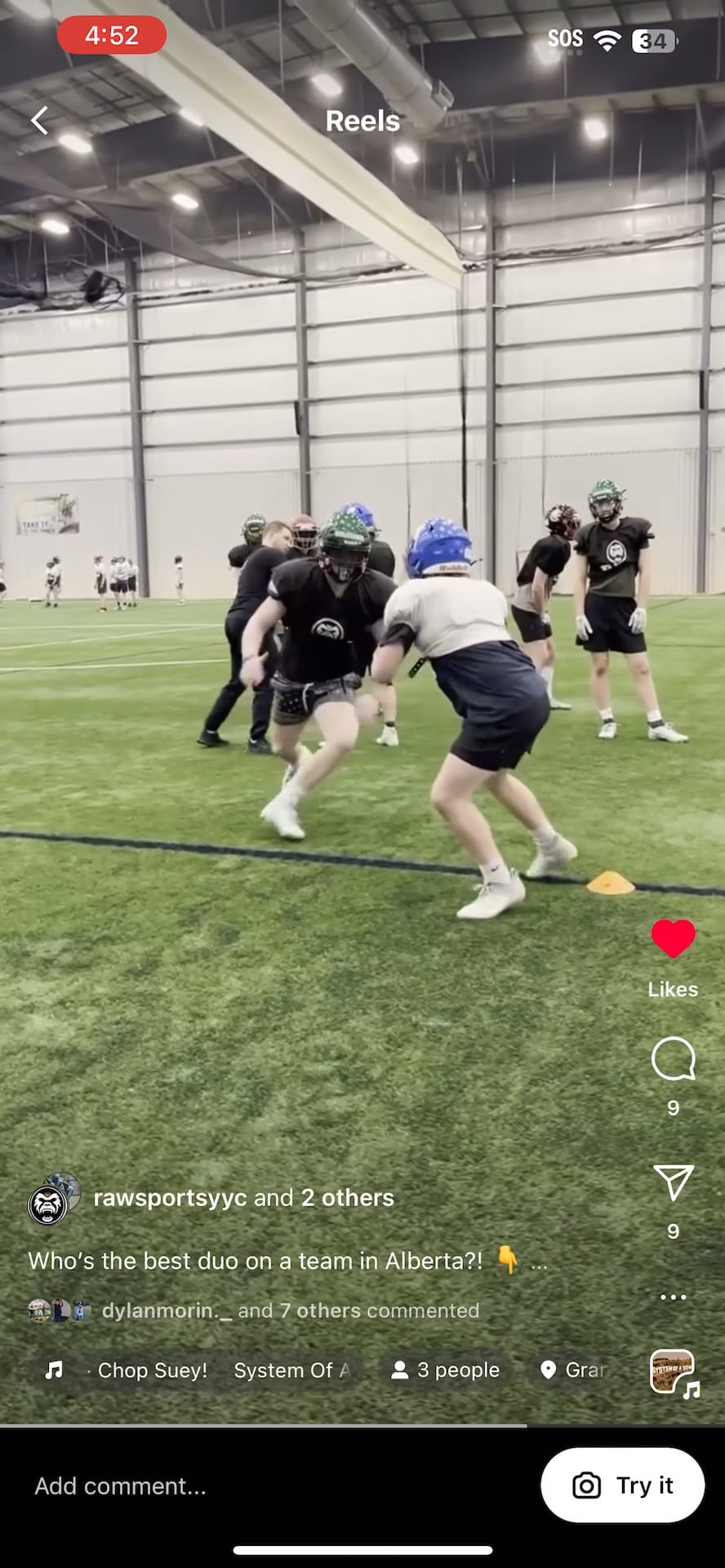 Watch gage noel's middle linebacker film