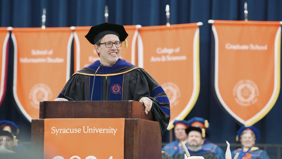 Mayor Dario Nardella Keynote Address at Syracuse University
Commencement