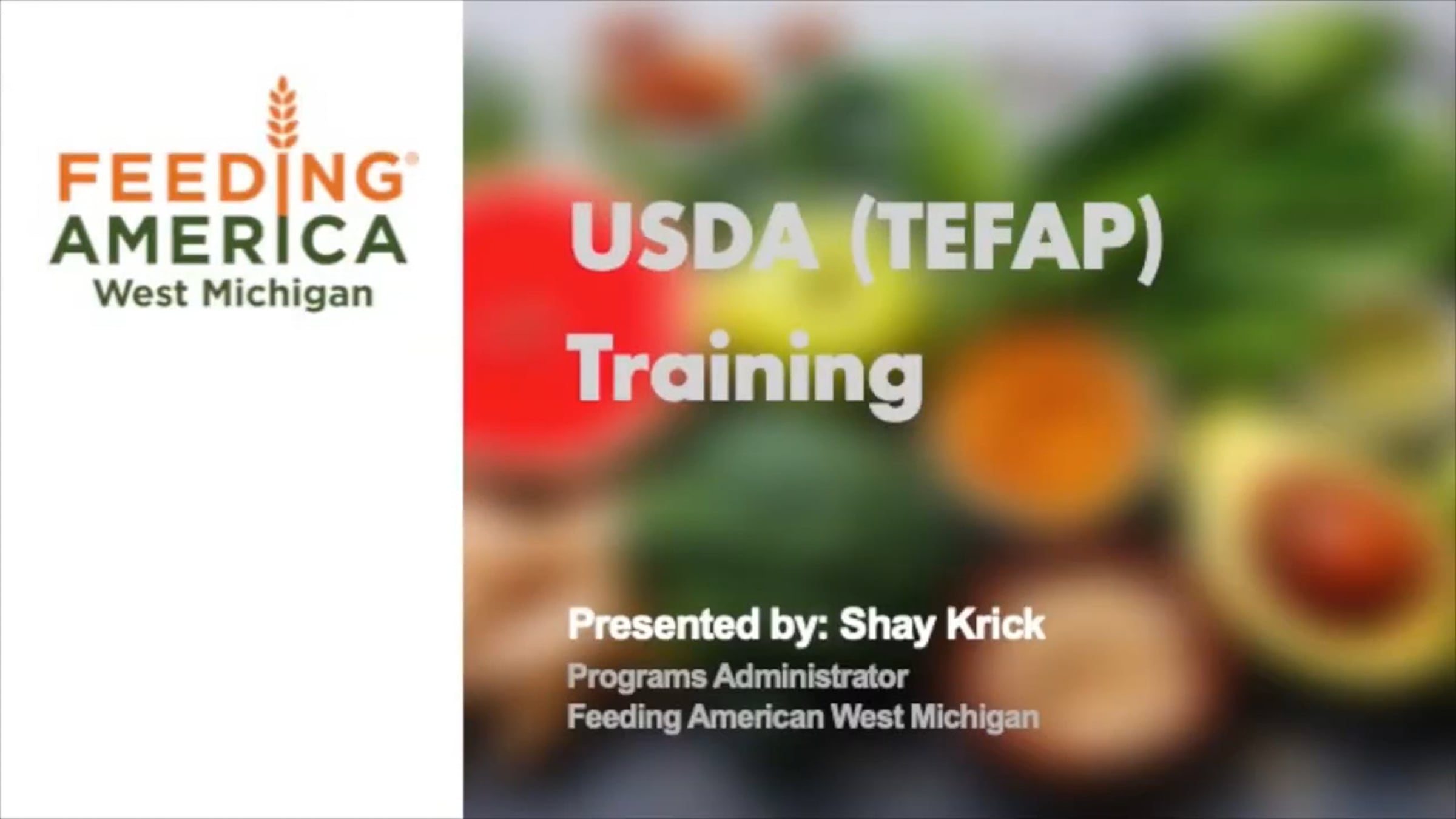 USDA TEFAP