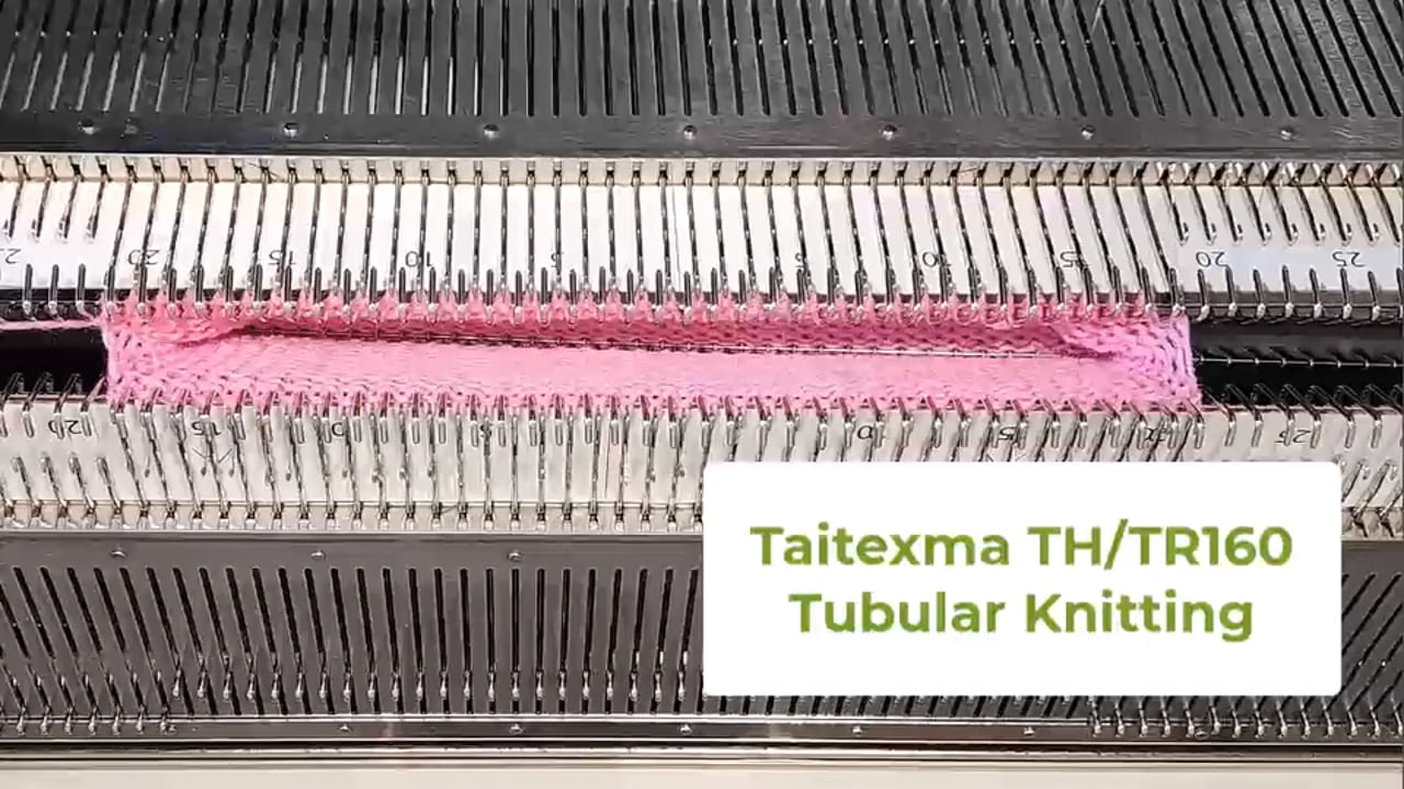 Tubular/Circular (Taitexma TH/TR160) Machine Knitting Tutorial