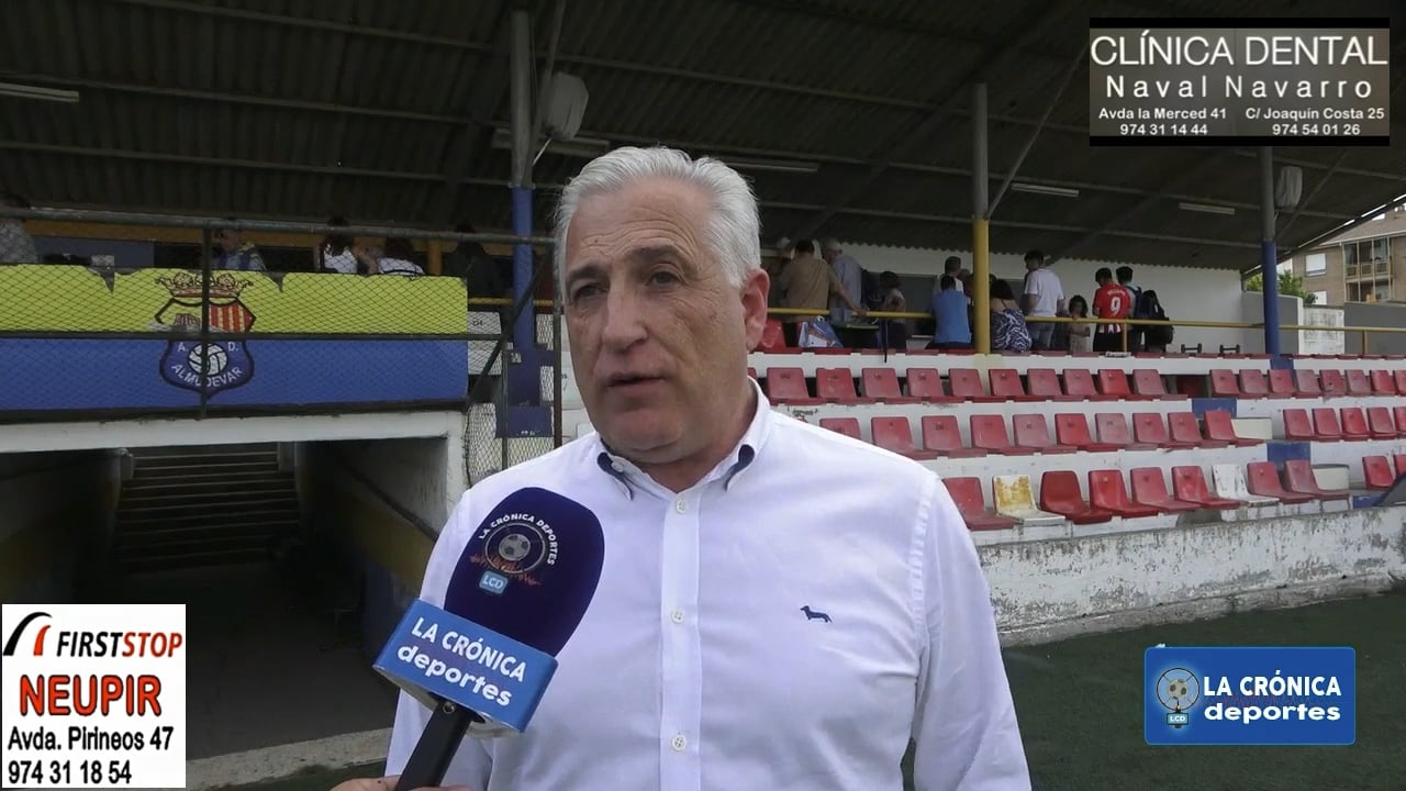 JUAN ANTONIO SAGARDOY (Presidente Almudévar) AD Almudévar 3-1 SD Borja / Jor. 34 / Tercera Rfef