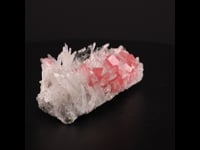 74855- Rhodochrosite, Quartz