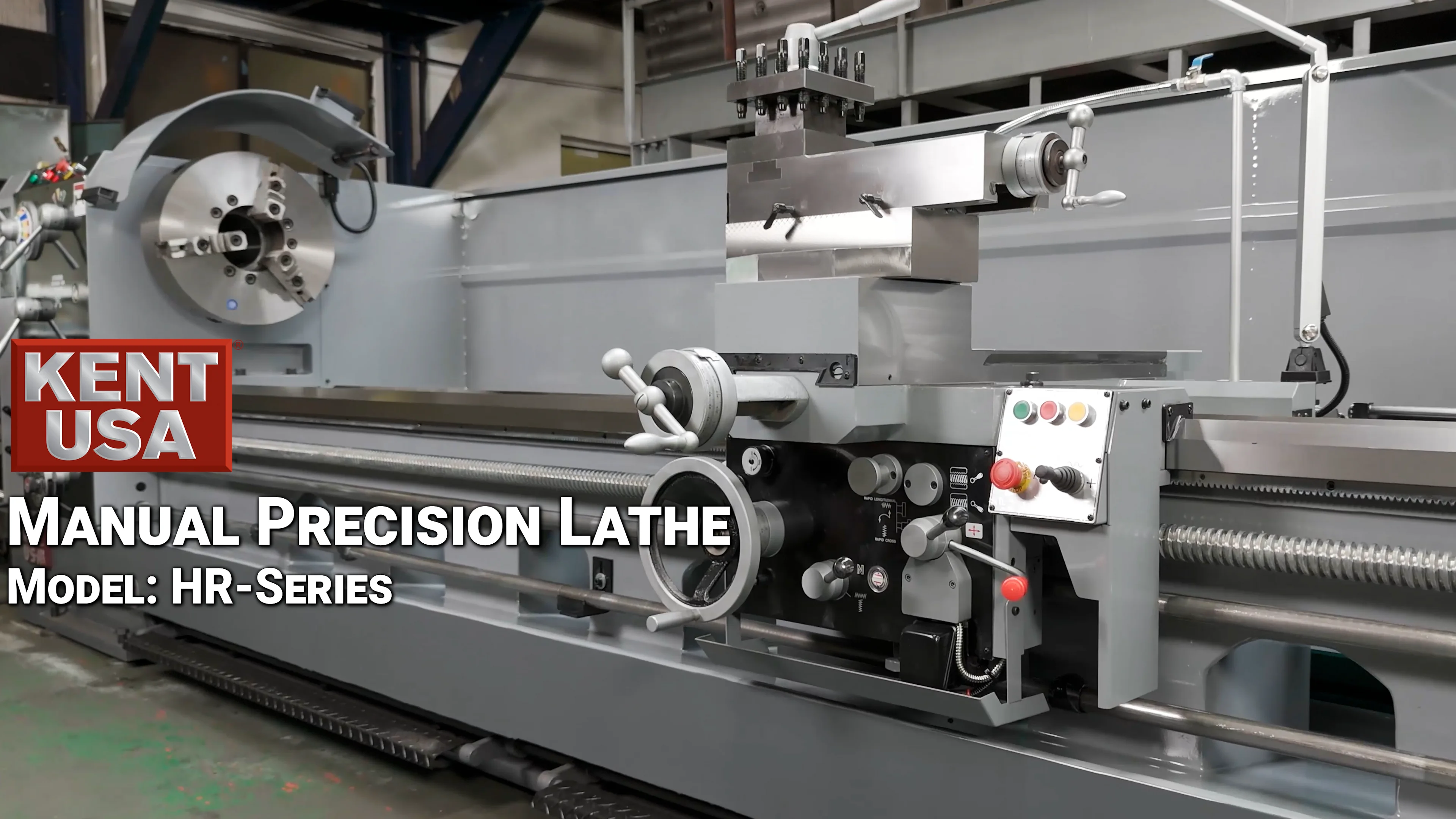 Buy HR-35 Series Manual Precision Lathes - Kent Industrial USA