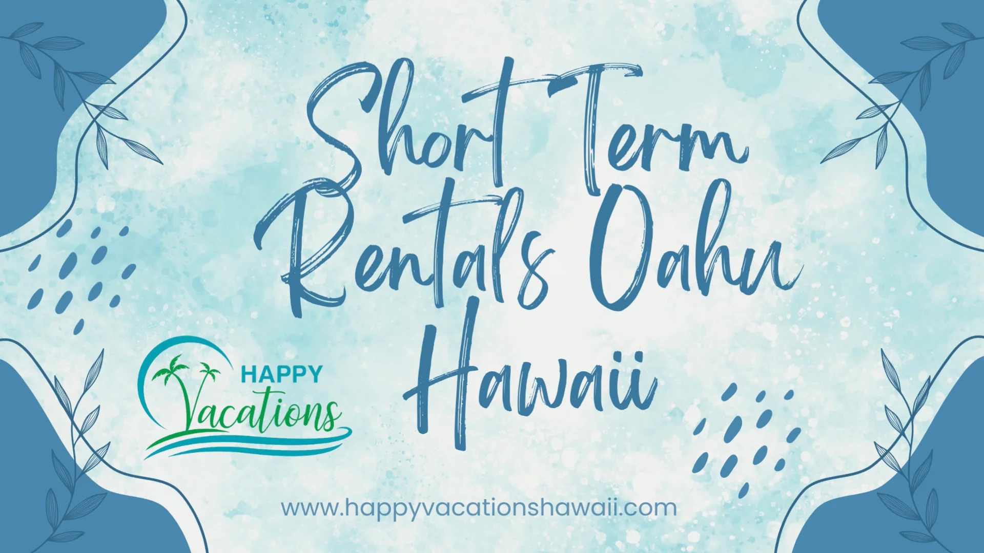 Short Term Rentals Oahu Hawaii Happy Vacations on Vimeo