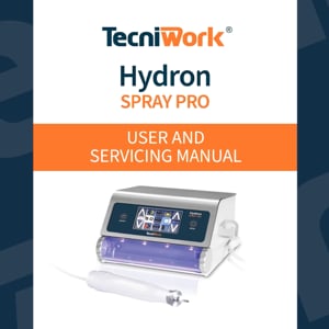 Spray micromotor with digital display and LED handpiece Hydron Spray Pro Tecniwork