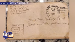 Texas Post Worker Delivers WWII Letters