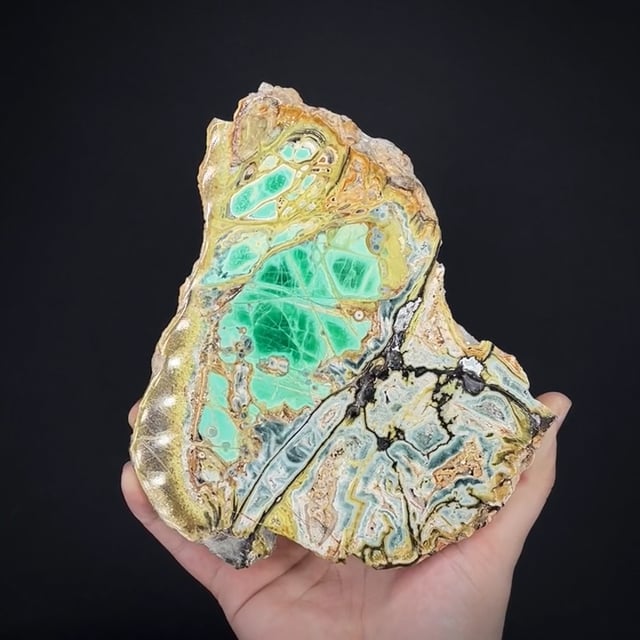 Variscite (very large end section)