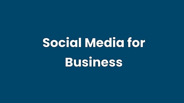 Foundations of Social Media Marketing - Video Thumbnail